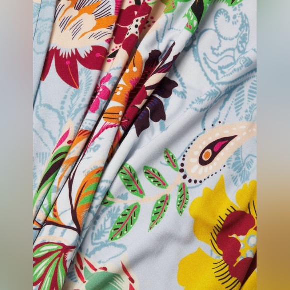 Johnny Was Floral V-Neck Paisley Floral Print Tunic Top Size X Large - Picture 10 of 12